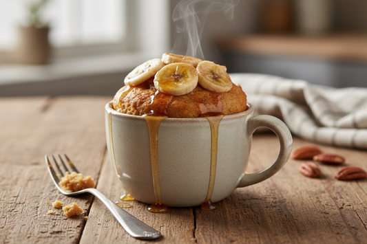 The Best Banana Almond Flour Protein Mug Cake
