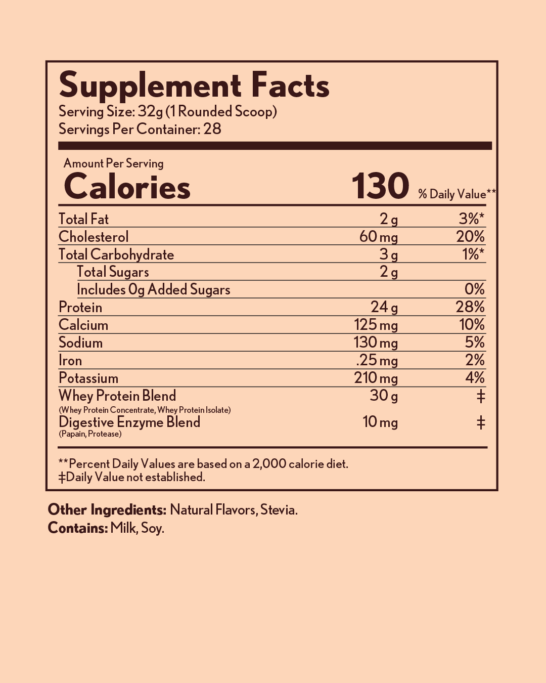 Sweet Salted Toffee – 2lb Protein Powder