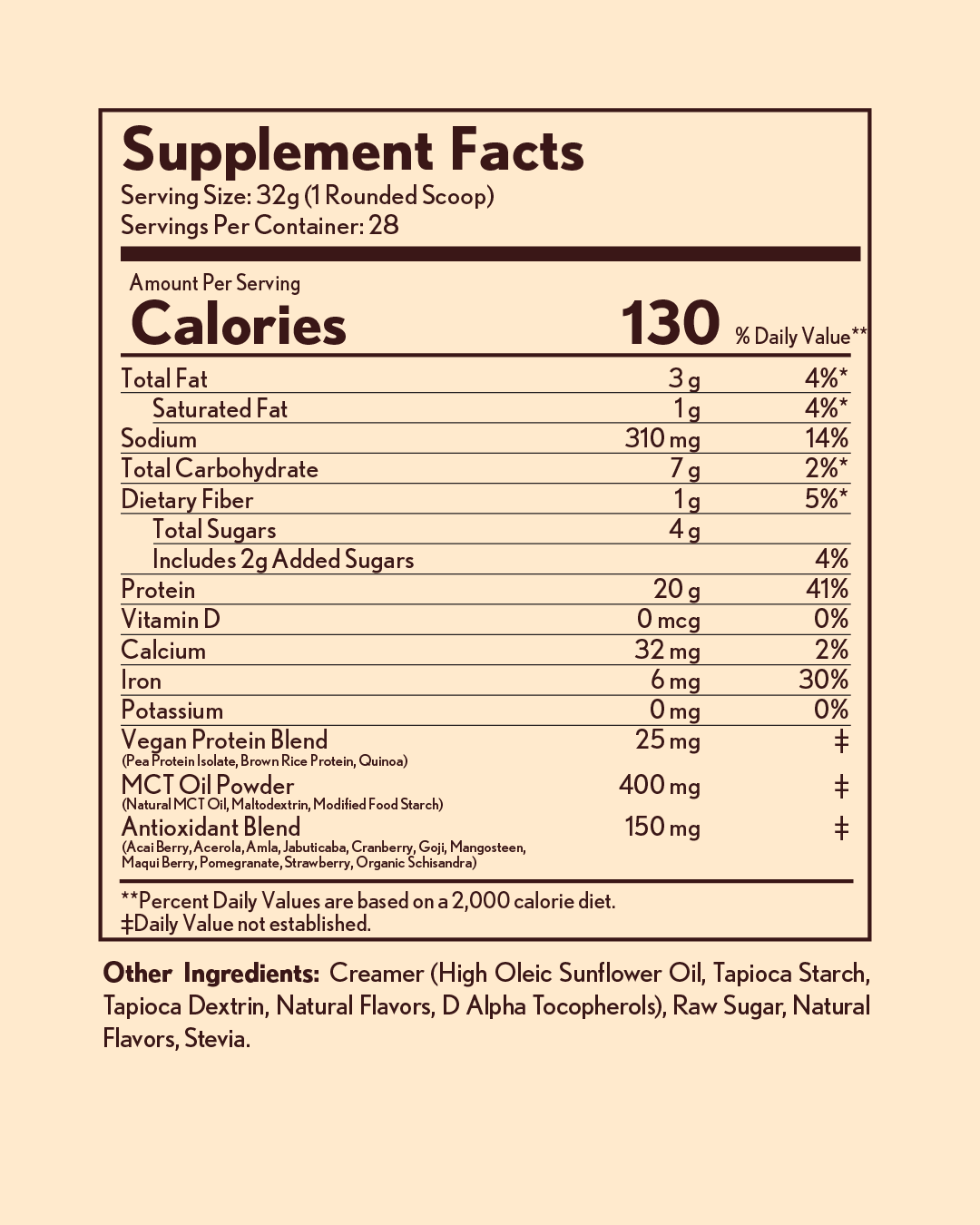 Vanilla Cream Swirl – 2lb Protein Powder