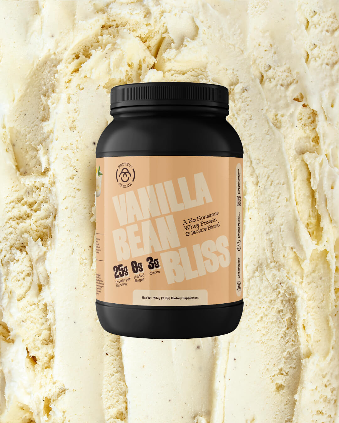 Vanilla Bean Bliss – 2lb Protein Powder